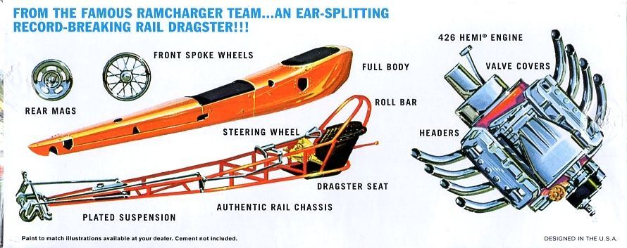 MPC Ramchargers Front Engine Top Fuel Dragster Spotlight Hobbies