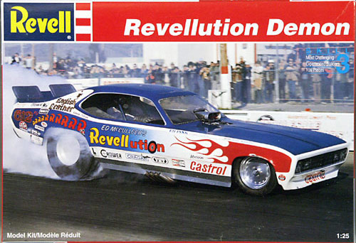 Revell Ed The Ace Mcculloch Revellution Dodge Demon Funny Car Blue