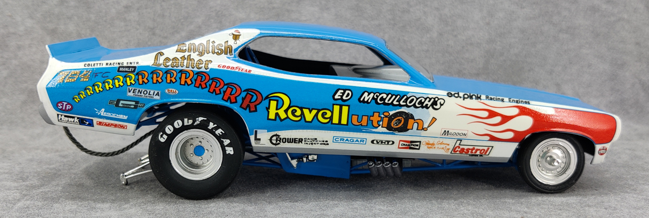 Revell Ed Mcculloch Revellution Dodge Demon Funny Car Built Kit