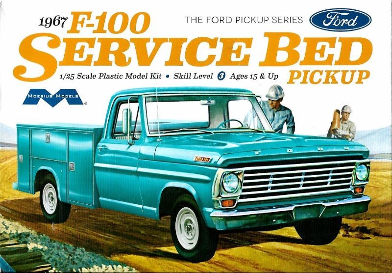 Moebius 1967 Ford F-100 Service Utility Pickup Truck - Spotlight 