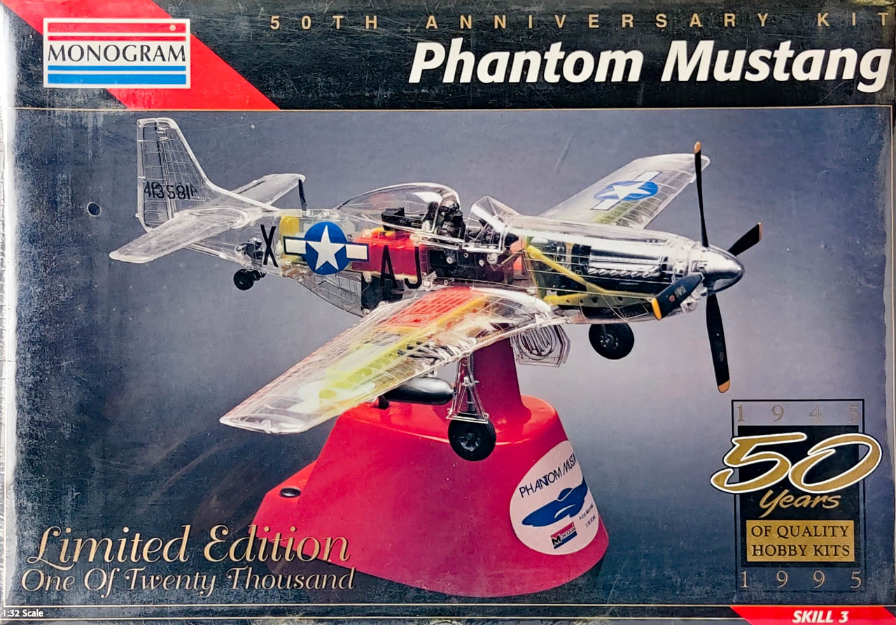 Monogram Phantom P-51D Mustang Fighter Airplane