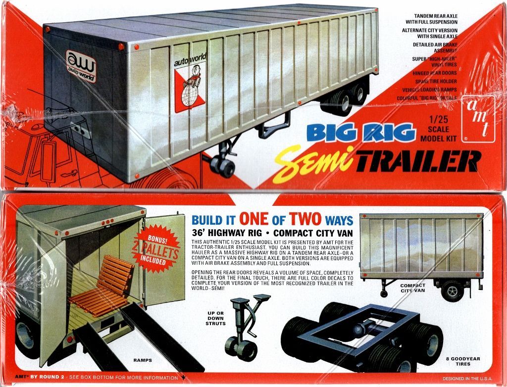 AMT Big Rig Semi Trailer