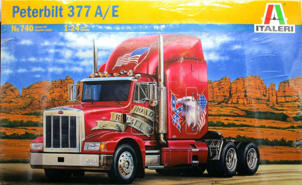 Italeri Peterbilt 377 A/E Semi Truck Tractor - Spotlight Hobbies