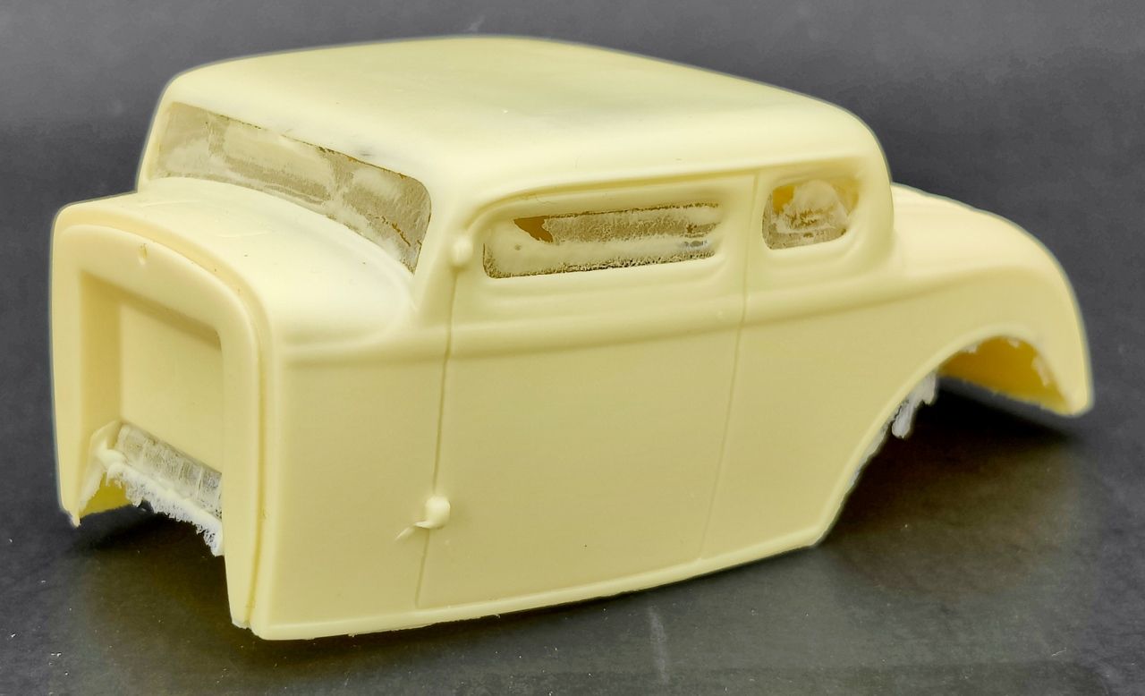 Jimmy Flintstone Resin 1932 Ford 5-Window Chopped - Spotlight Hobbies