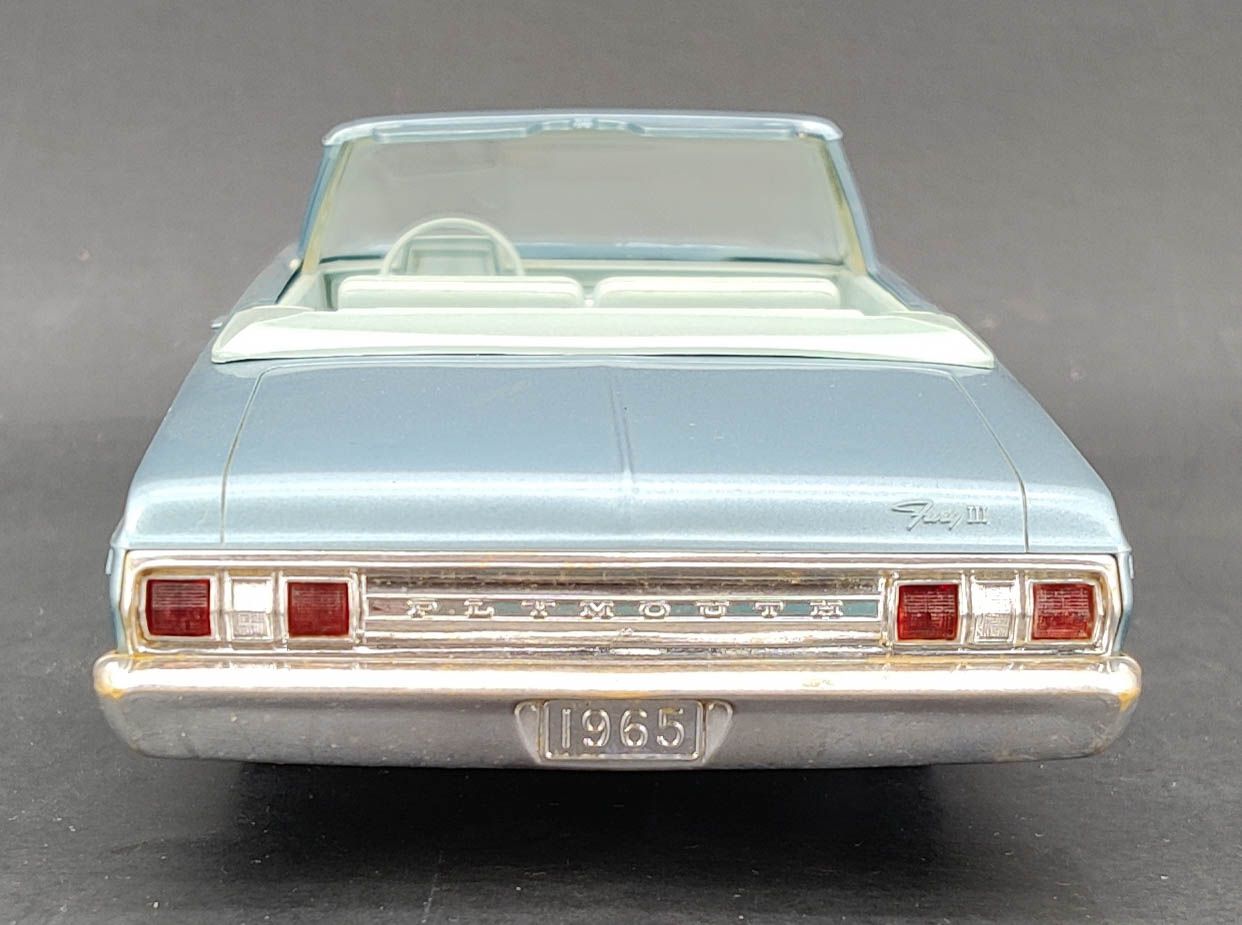 Jo-Han 1965 Plymouth Fury III Convertible Promo - Spotlight Hobbies