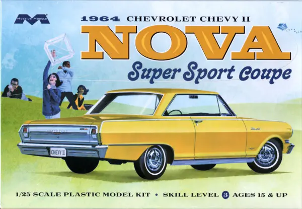Moebius Models 1964 Chevy II Nova Resto Mod Model Kit - Small Addictions RC