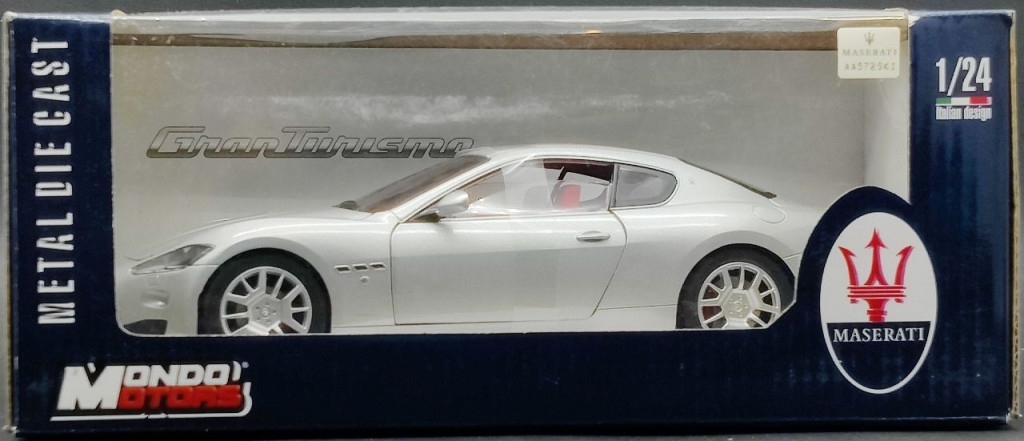 Mondo Motors Maserati Gran Turismo - Silver - 1/24 Scale - Spotlight ...