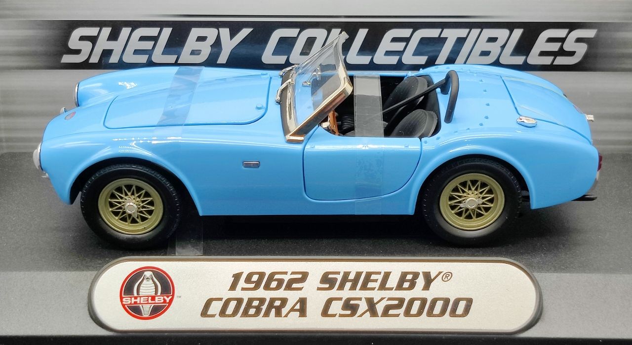 Shelby Collectibles 1962 Shelby Cobra CSX2000, (Multiple Colors) 1/24 Scale