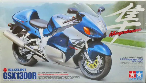 Tamiya Suzuki GSX 1300R Motorcycle, 1/12th Scale