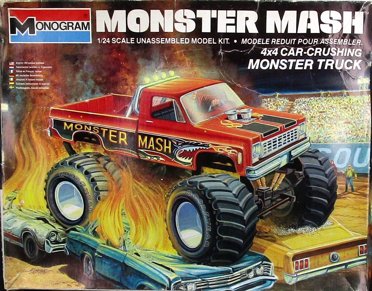 Monogram "Monster Mash" Chevy Pickup Monster Truck Spotlight Hobbies