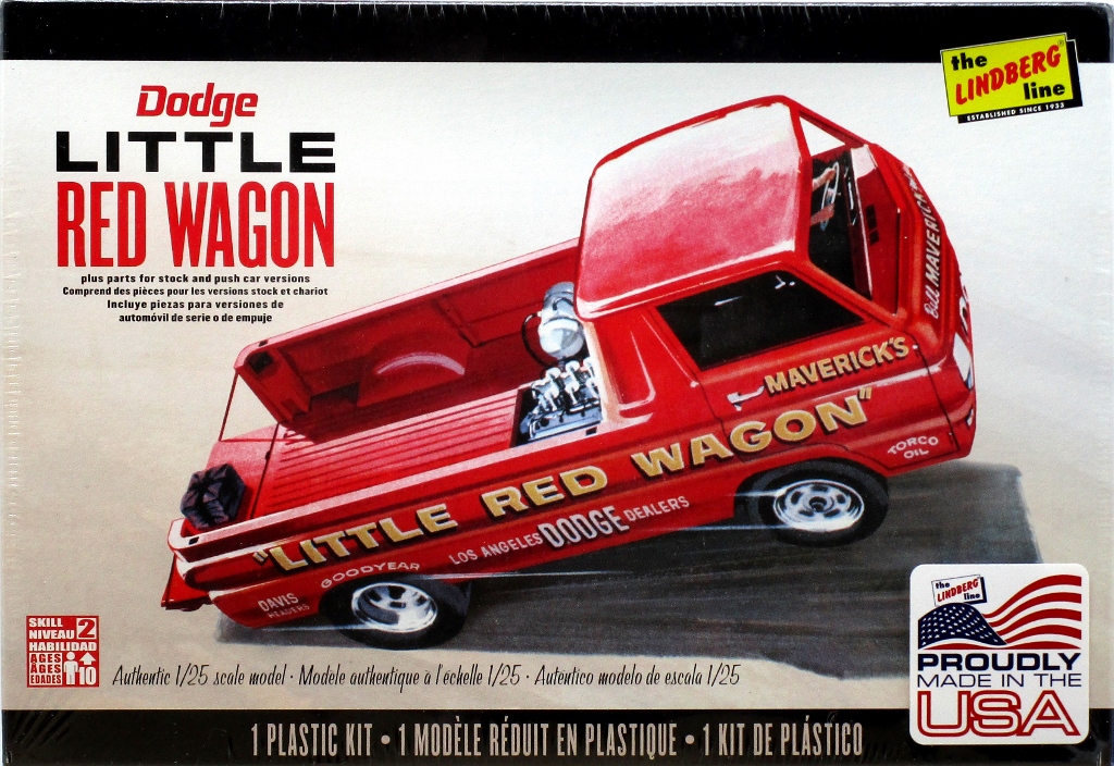 Lindberg Bill "Maverick" Golden “Little Red Wagon” 1965 Dodge A-100 ...