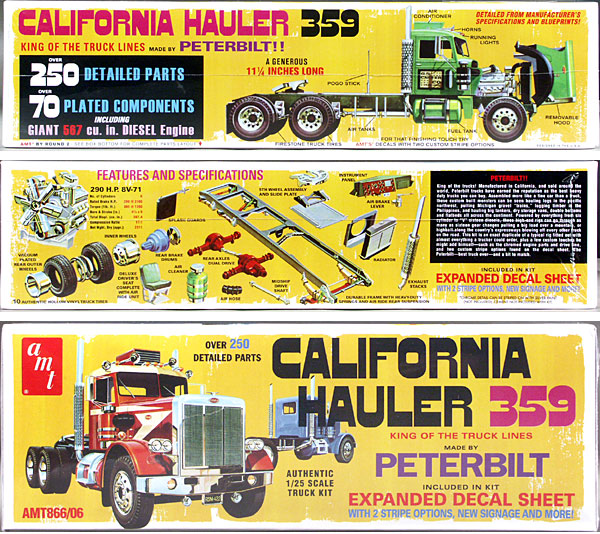 Peterbilt 359 'California Hauler' Truck Model Kit