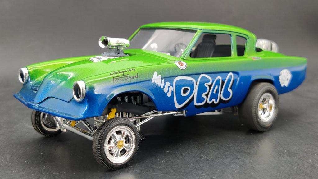 Revell “Miss Deal” 1953 Studebaker Funny Car Built Kit - Spotlight Hobbies