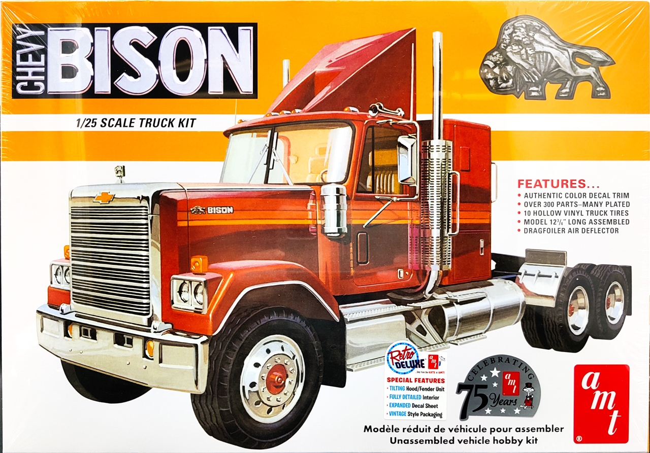 AMT Chevy Bison Semi Tractor Truck with Sleeper - Spotlight Hobbies