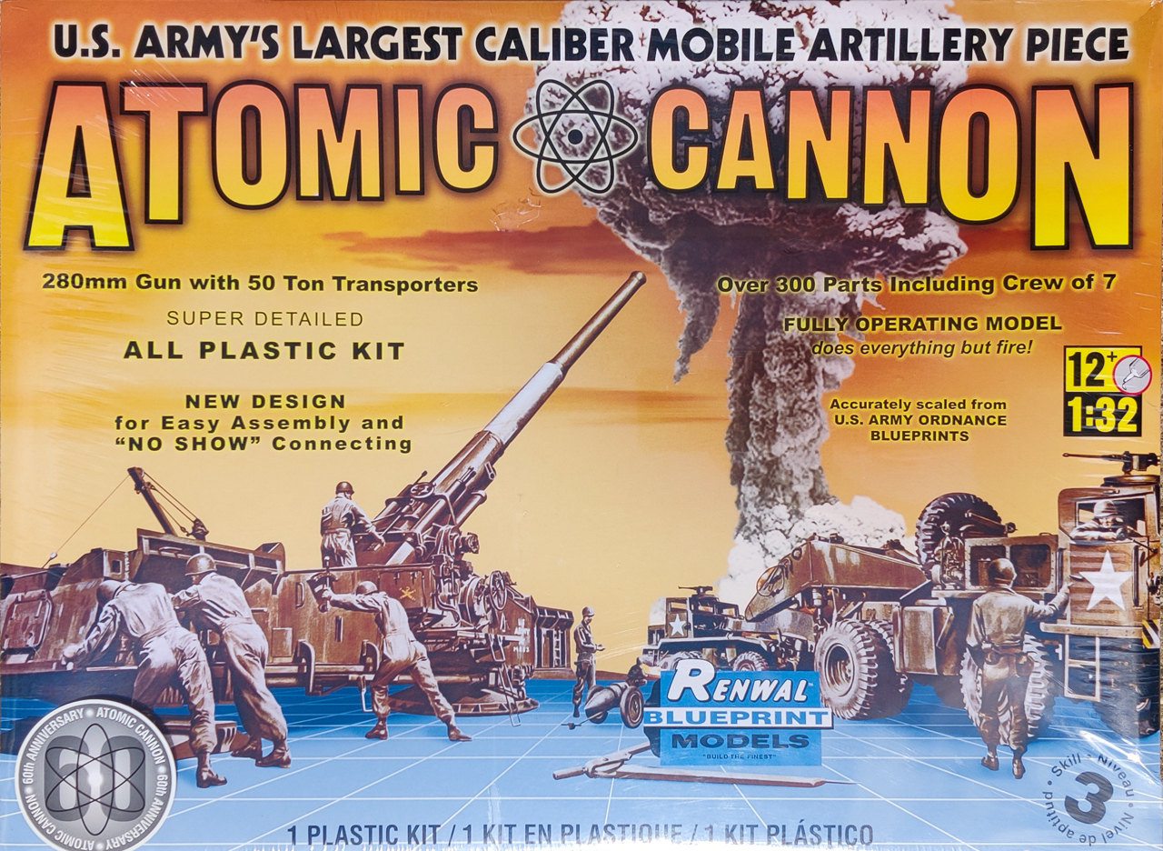 Renwal (Revell) Mobile Artillery Atomic Cannon - 1/32 Scale - Spotlight  Hobbies