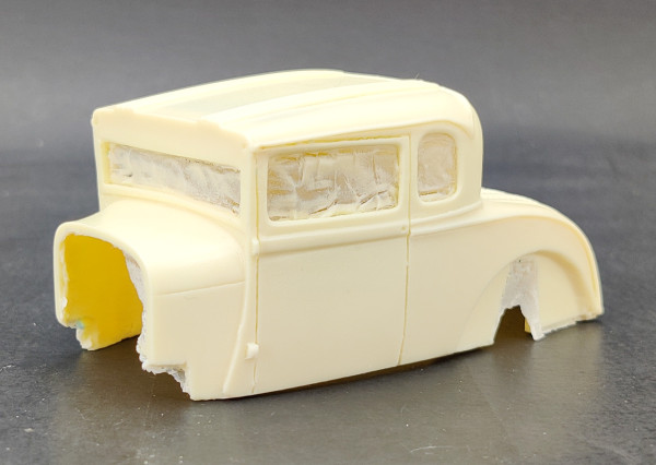 Jimmy Flintstone Resin 1928/1929 Ford Model “A” Coupe Custom – Louvered ...