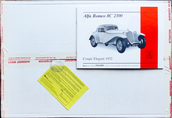 Pocher 1932 Alfa Romeo 8C 2300 Coupe Elegant - 1/8 Scale - Spotlight Hobbies