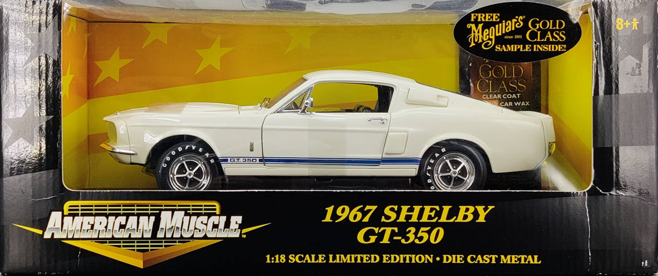 1/18 ERTL AMERICAN MUSCLE THUNDER TASCA FORD 1967 FORD MUSTANG GT