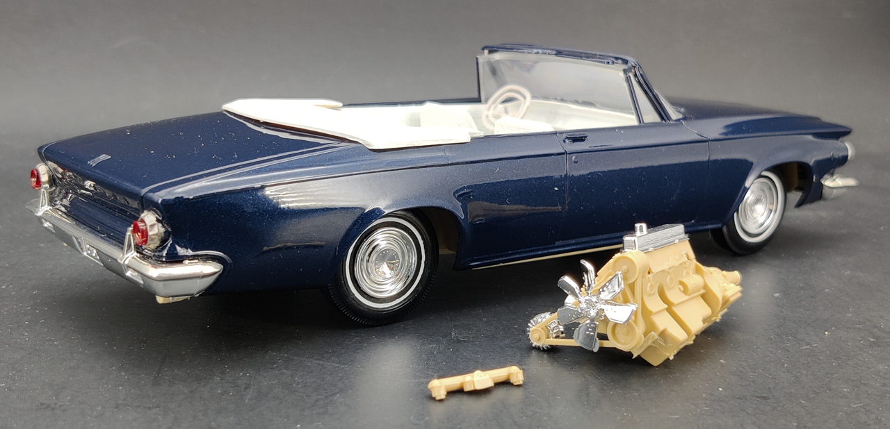 Jo-Han 1963 Chrysler 300 Convertible Built Kit with Box