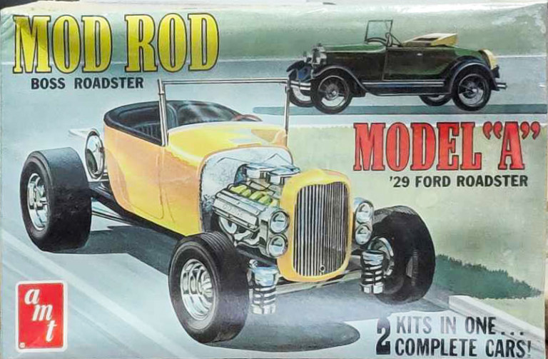 AMT 1929 Ford Model A Roadster - Build Two Complete Cars - Stock and ...