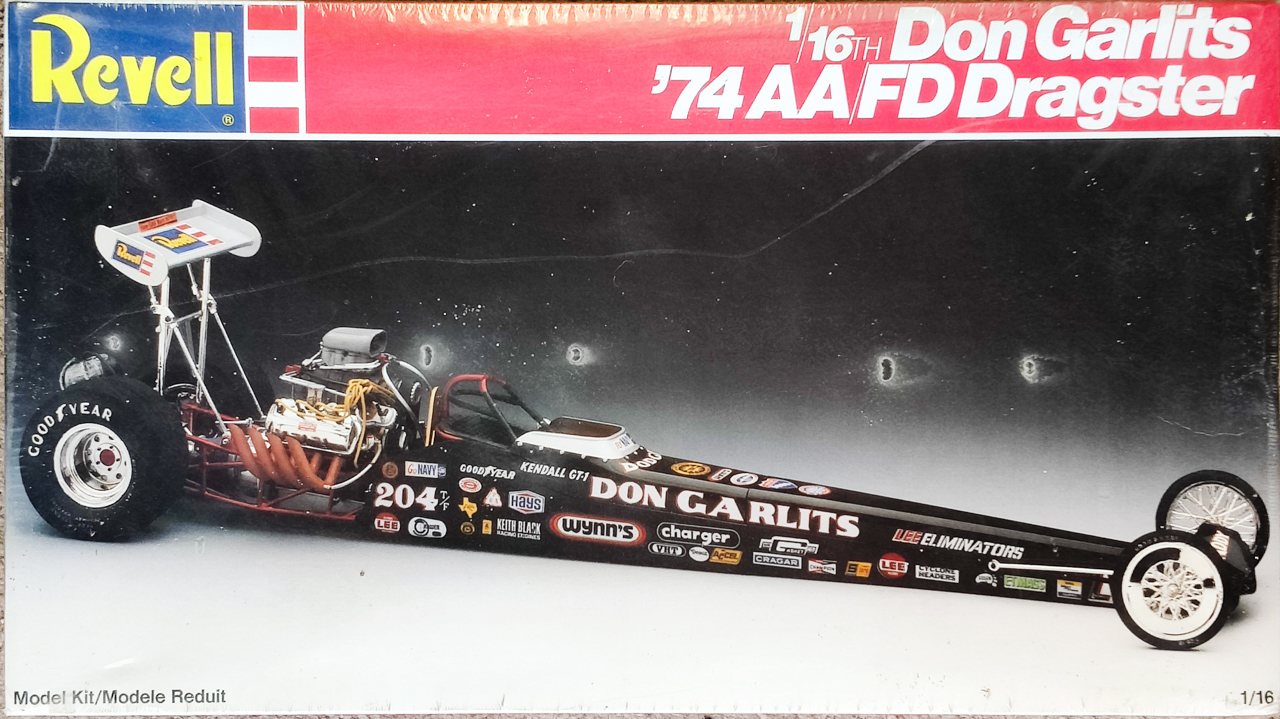 Revell Don Garlits 1974 AA/FD Rear Engine Dragster - 1/16th Scale ...