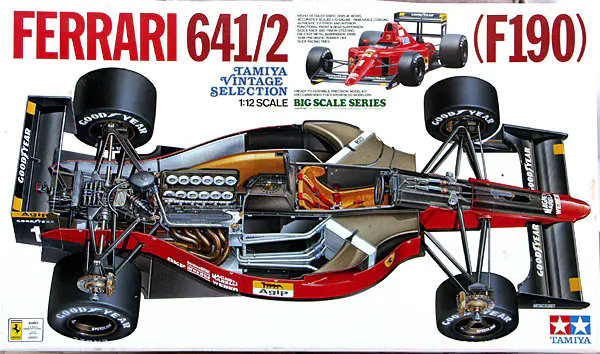 Tamiya Ferrari 641/2 (F190) Formula 1 - 1/12 Scale