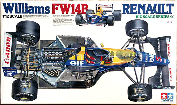 Tamiya Williams FW14B Renault Formula One - 1/12 Scale