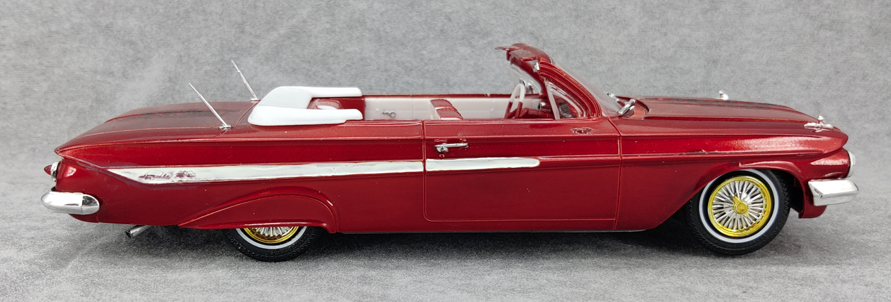 Lindberg 1961 Chevy Impala Convertible Custom Built Kit - Spotlight Hobbies