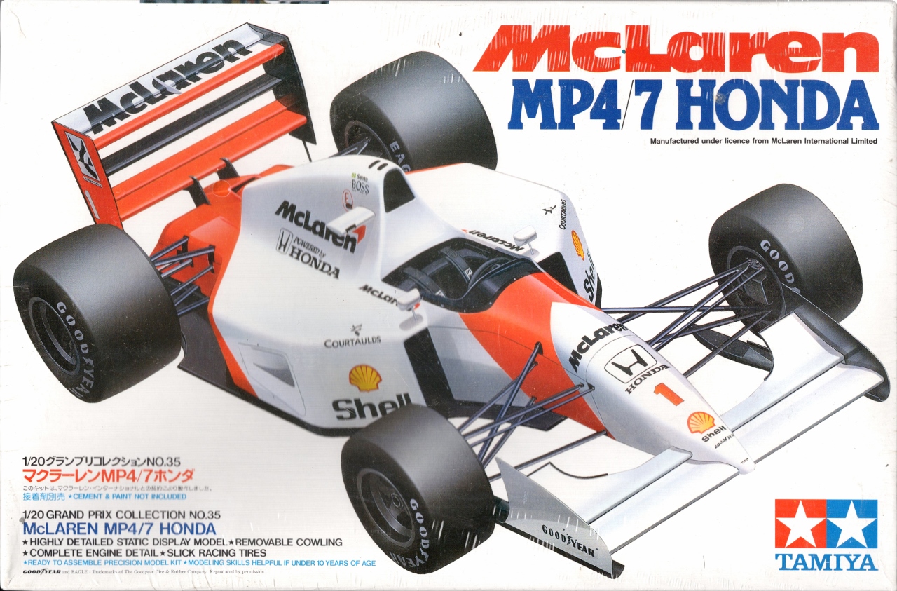 Tamiya McLaren MP4/7 Honda Grand Prix - 1/20 Scale - Spotlight 