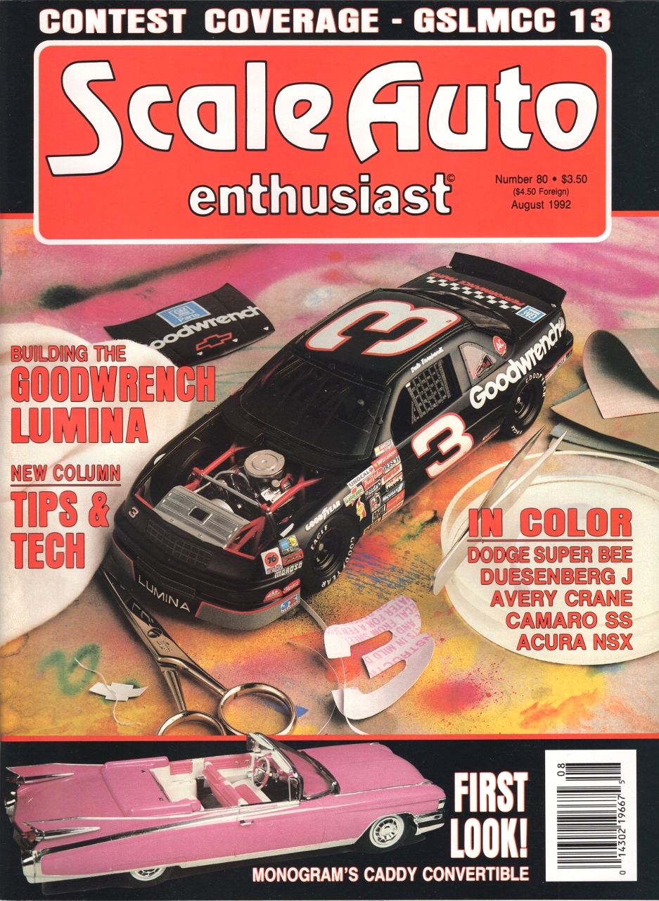 Scale Auto enthusiast Magazine - August 1992 - Issue #80 - Uncirculated ...