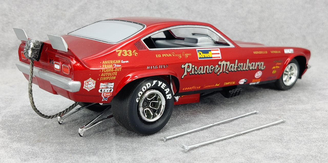 Revell Chevy Vega Funny Car “Pisano & Matsubara” Built Kit - Spotlight ...