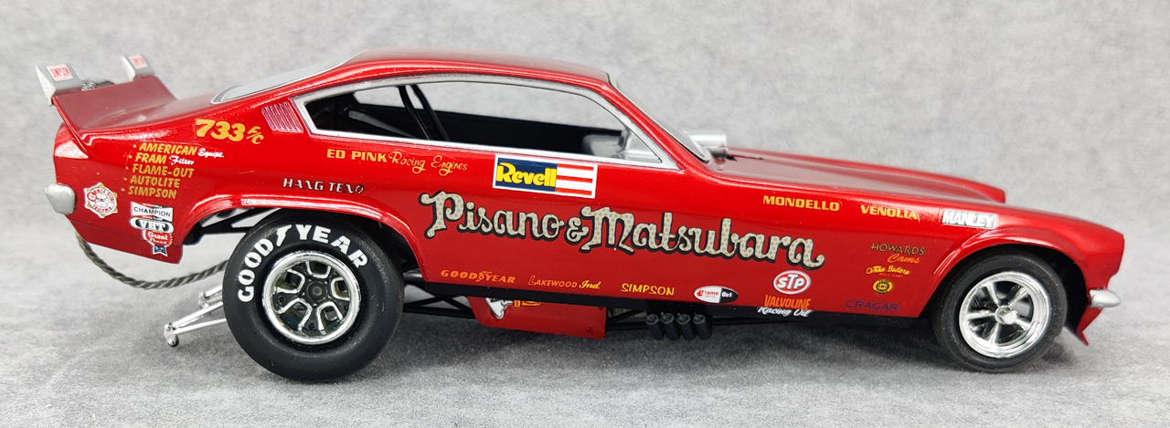 Revell Chevy Vega Funny Car “Pisano & Matsubara” Built Kit - Spotlight ...