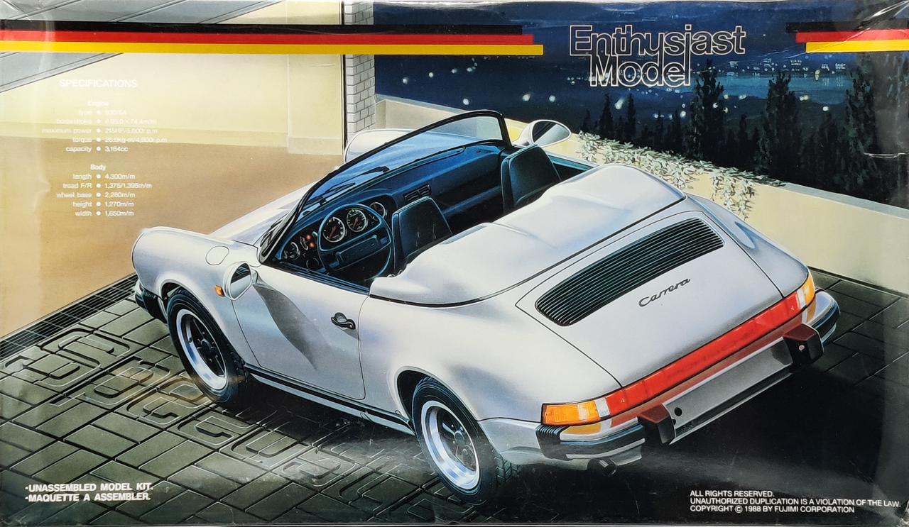 Fujimi Porsche 911 Carrera Speedster - Spotlight Hobbies