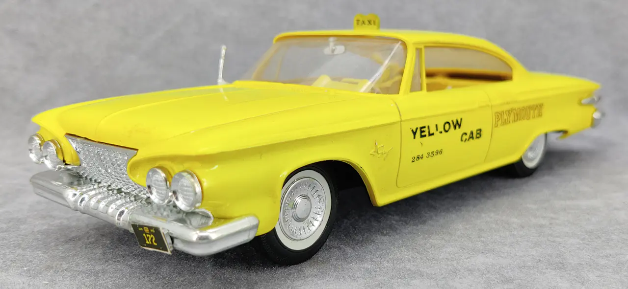 Jo-Han 1961 Plymouth Fury Hardtop Built Kit - Spotlight Hobbies