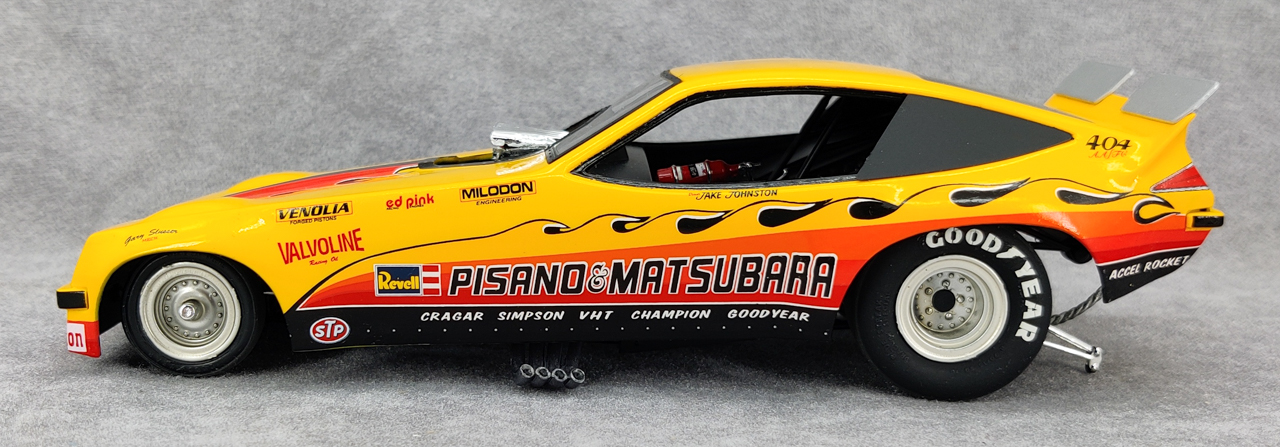 Revell “Pisano & Matsubara” Chevy Monza Funny Car Built Kit - Spotlight ...