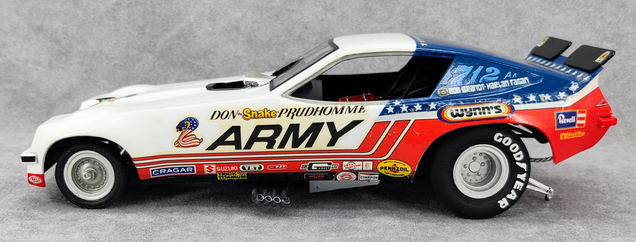 Revell “Don 'The Snake' Prudhomme” Chevy Monza Funny Car Built Kit ...