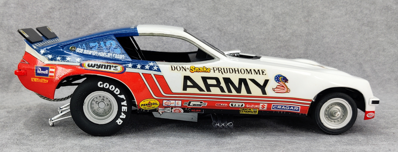 Revell “Don 'The Snake' Prudhomme” Chevy Monza Funny Car Built Kit ...