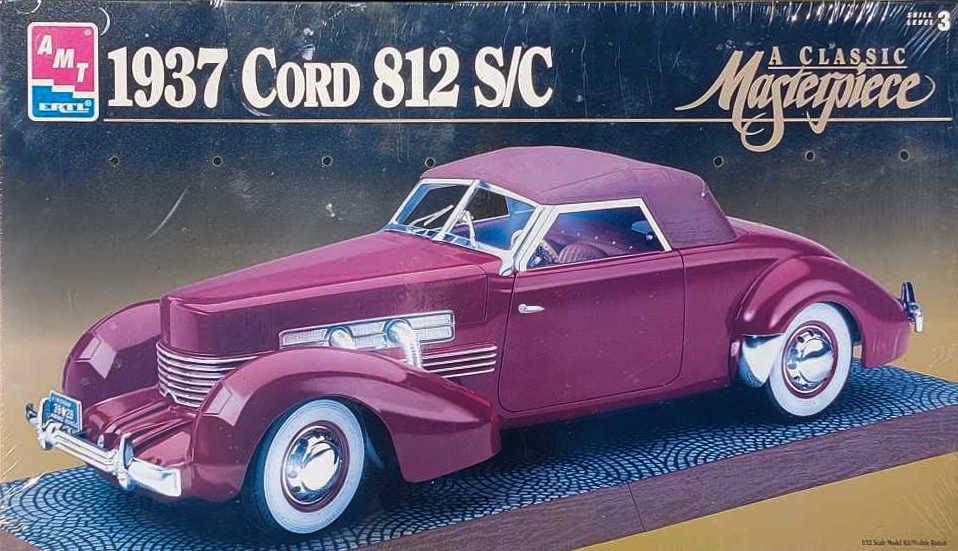 AMT 1937 Cord 812 Supercharged Convertible - 1/12 Scale