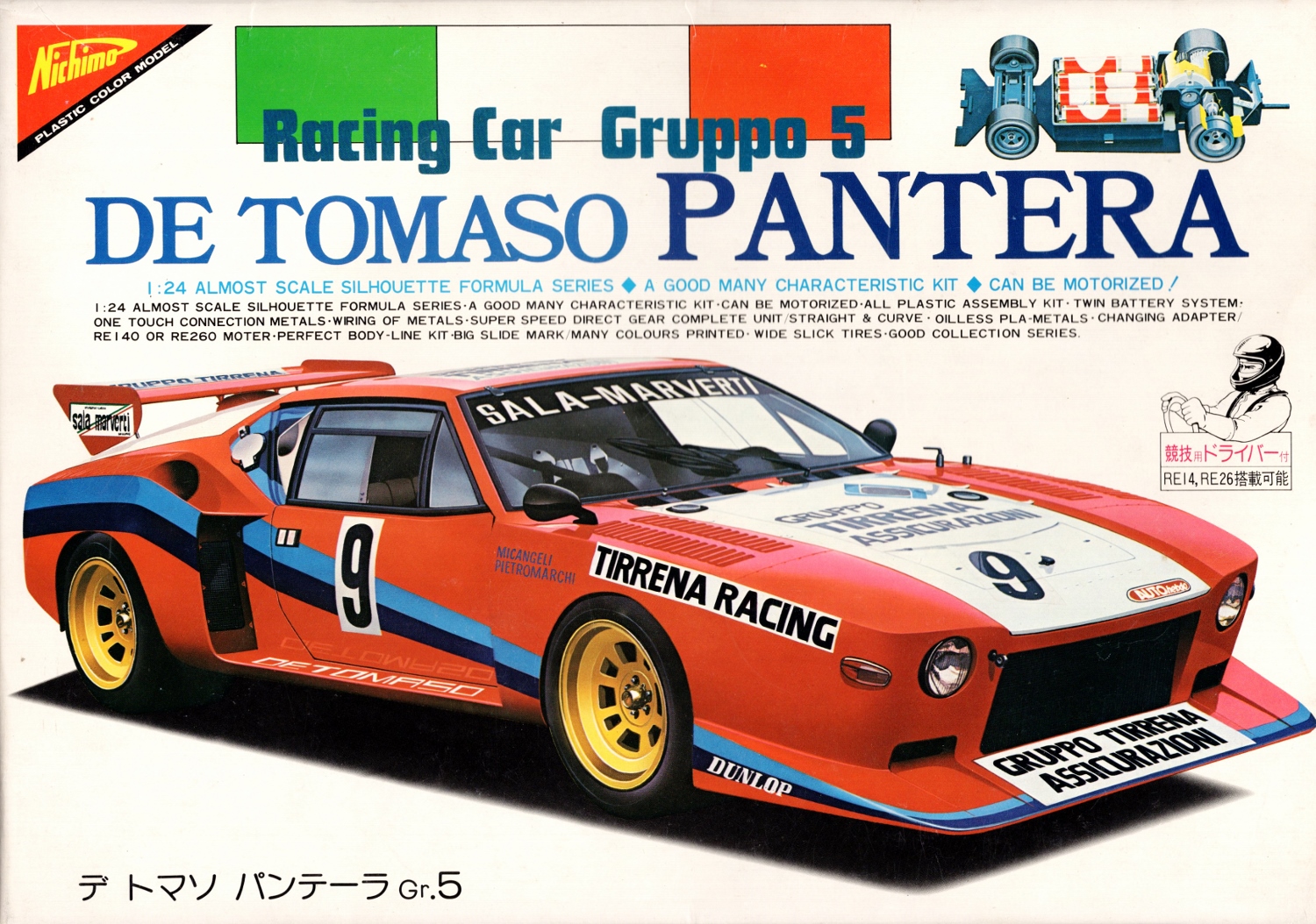 Nichimo De Tomaso Pantera Racing Car Gruppo 5 - Spotlight Hobbies